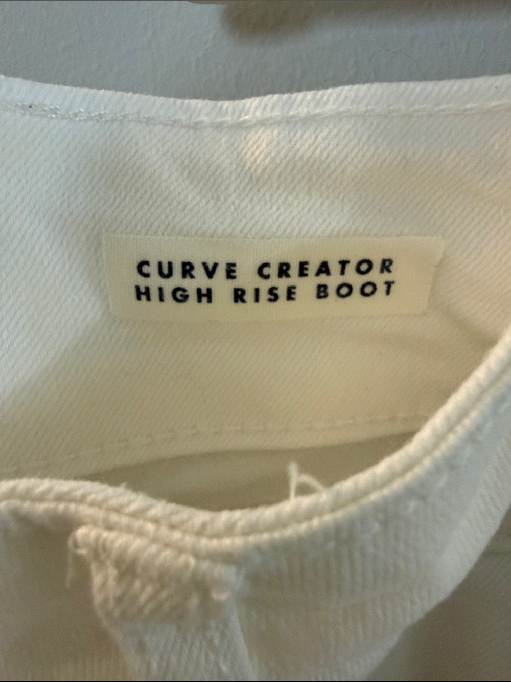 Curve Appeal Curve Creator White High-Rise Boot Jeans — Mid Rise Stretch, 4/27 - Picture 3 of 7
